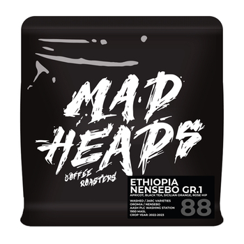 Кава в зернах, ТМ "Mad Heads" Ethiopia Nensebo Gr.1 filter, 250 г Кава в зернах, ТМ "Mad Heads" Ethiopia Nensebo Gr.1 filter, 250 г