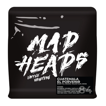 Кава в зернах, ТМ "Mad Heads" Guatemala El Porvenir espresso, 250 г Кава в зернах, ТМ "Mad Heads" Guatemala El Porvenir espresso, 250 г