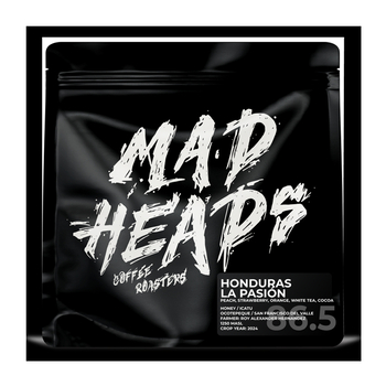 Кава в зернах, ТМ "Mad Heads" Honduras La Pasión filter, 250 г