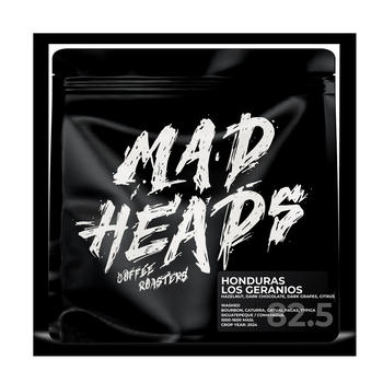 Кава в зернах, ТМ "Mad Heads" Honduras Los Geranios espresso, 250 г