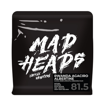 Кава в зернах, ТМ "Mad Heads" Rwanda Agaciro Albertine espresso, 250 г