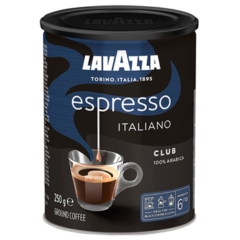 Кава мелена, ТМ "Lavazza" Espresso Italiano Club 100% Арабика ж/б, 250 г