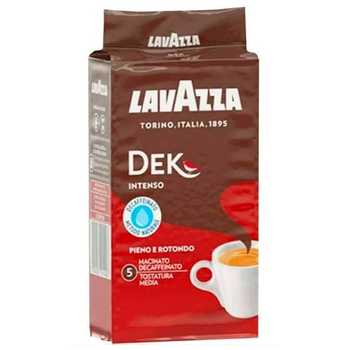 Кава мелена, ТМ "Lavazza" Caffe Decaffeinato Intenso (без кофеїну), 250 г