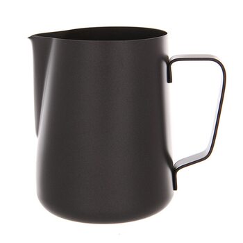 Пітчер для молока, TM "VD Coffee" тефлонове покриття, чорний, 600 мл