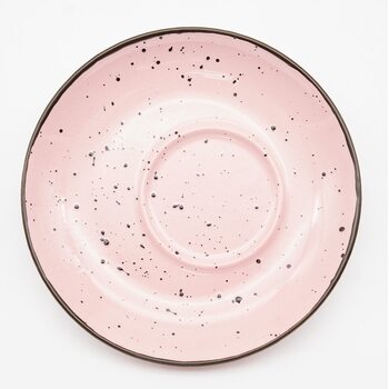 Блюдце,  ТМ "INKER" Iris dots pink, 16 см