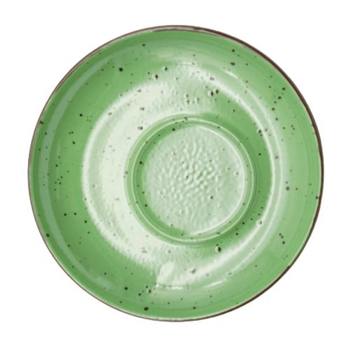 Блюдце exc., ТМ "INKER" Iris dots green, 16 см