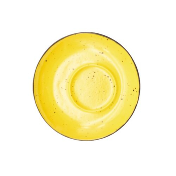 Блюдце exc., ТМ "INKER" Iris dots yellow, 12 см