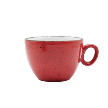 Чашка, ТМ "INKER" Luna Iris dots red, 350 мл