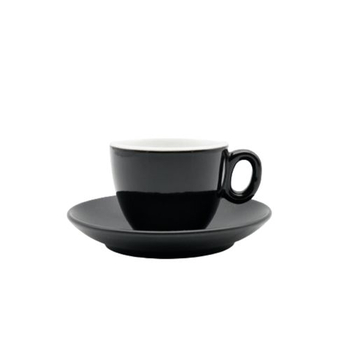 Чашка з блюдцем, ТМ "INKER" Black, 70 мл