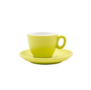 Чашка з блюдцем, ТМ "INKER" Green matt, 70 мл