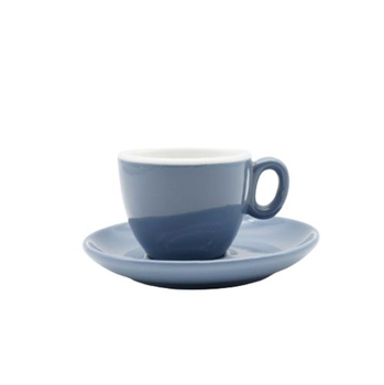 Чашка з блюдцем, ТМ "INKER" Grey, 70 мл