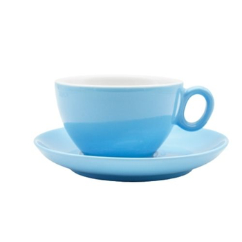 Чашка з блюдцем, ТМ "INKER" Luna blue gl.166, 250 мл