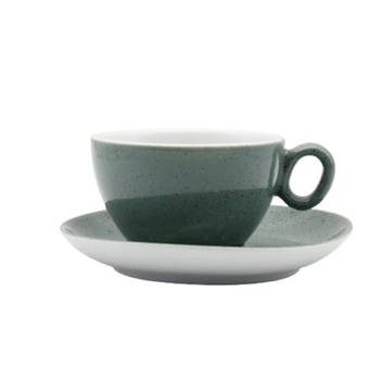 Чашка з блюдцем, ТМ "INKER" Sabbia green, 250 мл