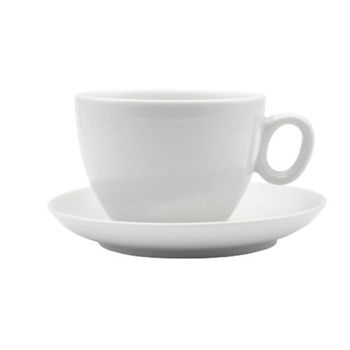 Чашка з блюдцем, ТМ "INKER" White, 350 мл