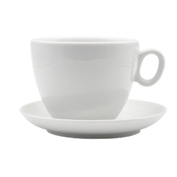 Чашка з блюдцем, ТМ "INKER" White, 500 мл