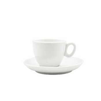 Чашка з блюдцем, ТМ "INKER" White, 70 мл