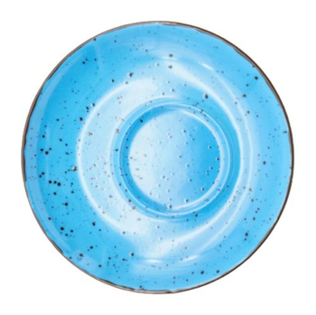 Блюдце exc., ТМ "INKER" Iris dots blue, 16 см