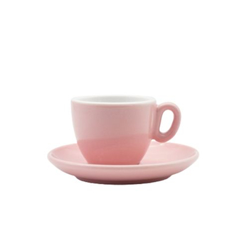 Чашка з блюдцем, ТМ "INKER" Pink, 70 мл