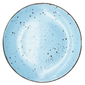 Тарілка плоска, ТМ "INKER" Iris dots aqua, 26 см 