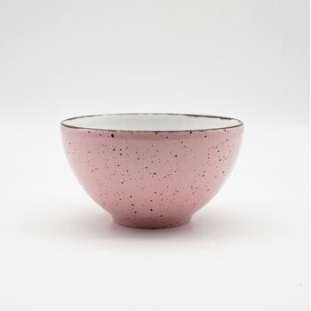 Миска, ТМ "INKER" Iris dots pink, 14 см
