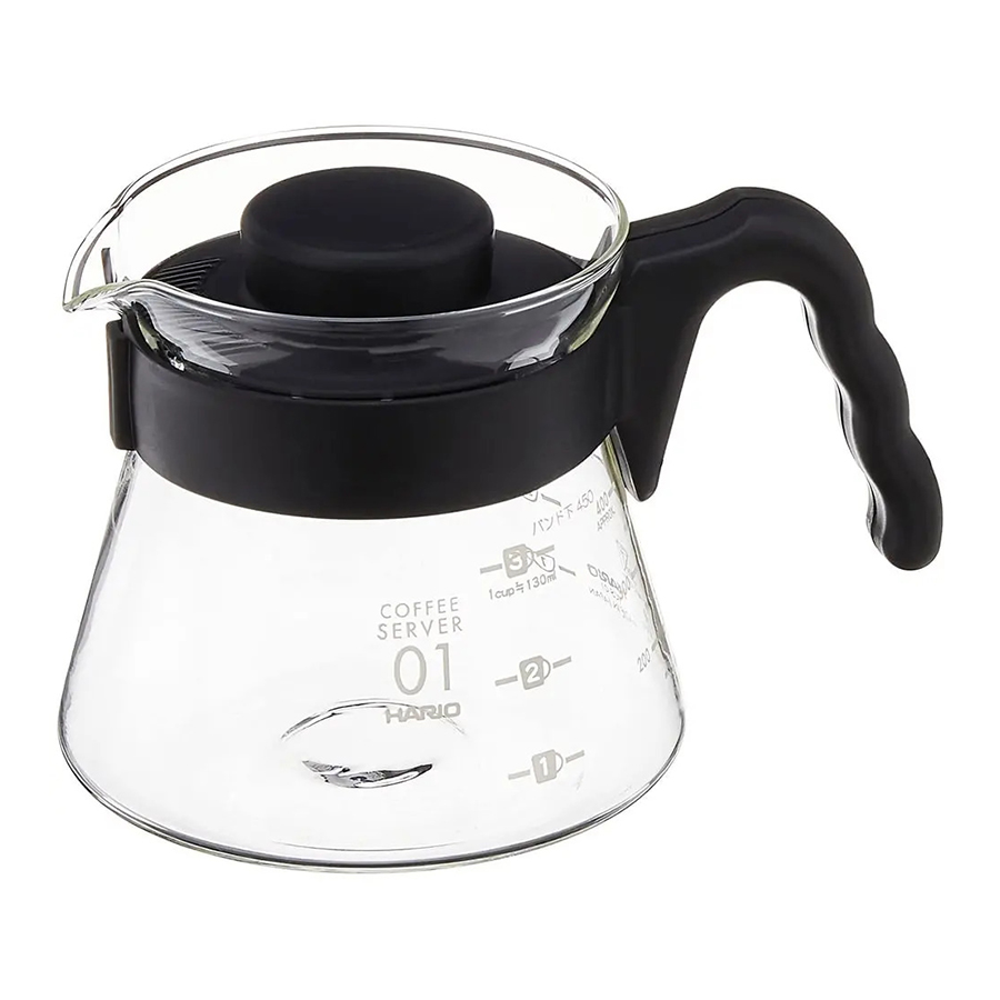 Сервер для заварювання кави, ТМ "Hario" V60 01 прозорий, 700 мл