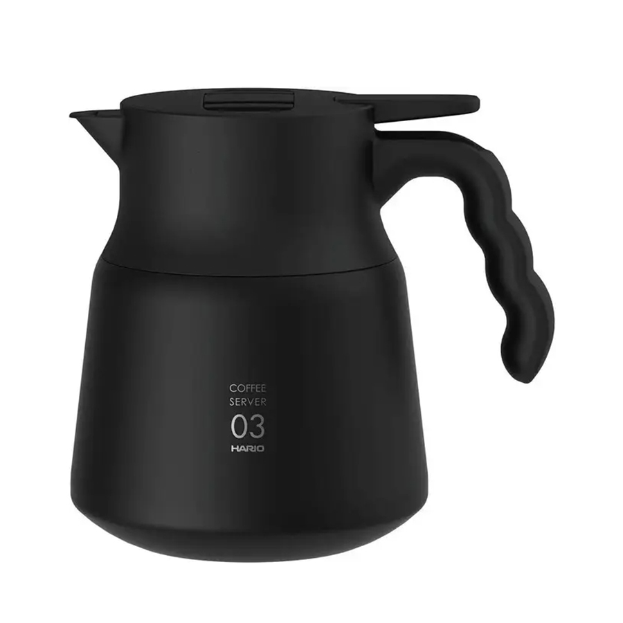Сервер термос, ТМ "Hario" чорний V60 03, 800 мл