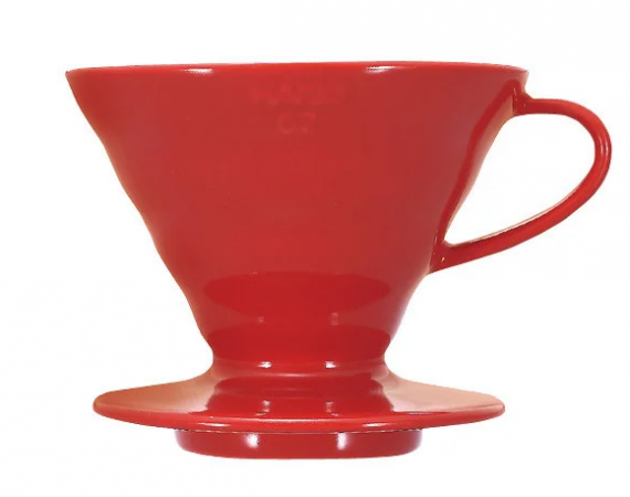 Пуровер, ТМ "HARIO" V60 01 червоний керамічний