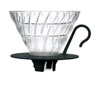 Пуровер, ТМ "HARIO" V60 01 чорний скляний
