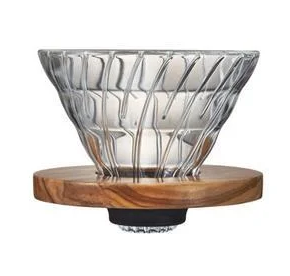 Пуровер, ТМ "HARIO" V60 02 Оливкове дерево