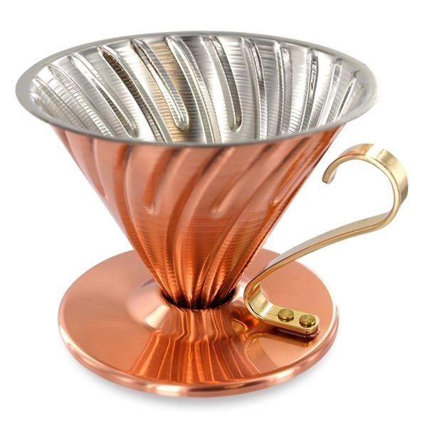 Пуровер, ТМ "HARIO" V60 02 з чистої міді