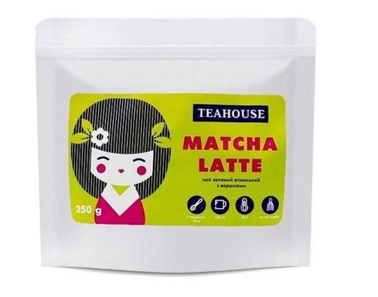 Чай, TM "Teahouse" Матча лате 2 в 1, 250 г