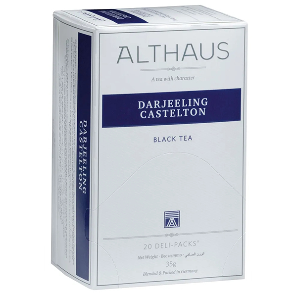 Чай пакетований, ТМ "Althaus" Darjeeling Castelton (Дарджилінг Каслтон) 20x1,75 г (Deli Packs)