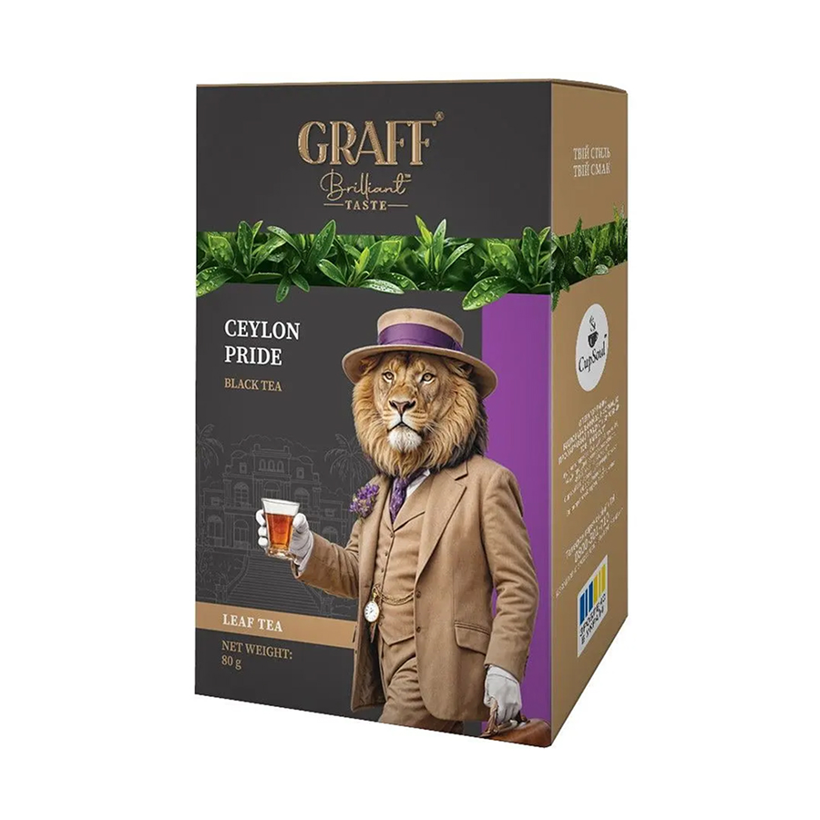 Чай чорний Graff Гордість Цейлону 80 г