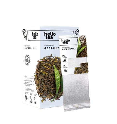 Чай пакетований, TM "Hello Tea" Дарджилінг, 20 шт