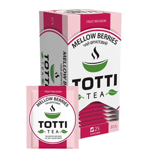 Чай пакетований, TM "Totti" Соковиті Ягоди, 25 шт*1,5 г