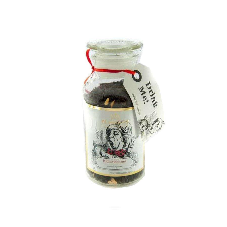 Чай листовой, ТМ "Teahouse" Шалений Капелюшник, в скляній банці, 175 г