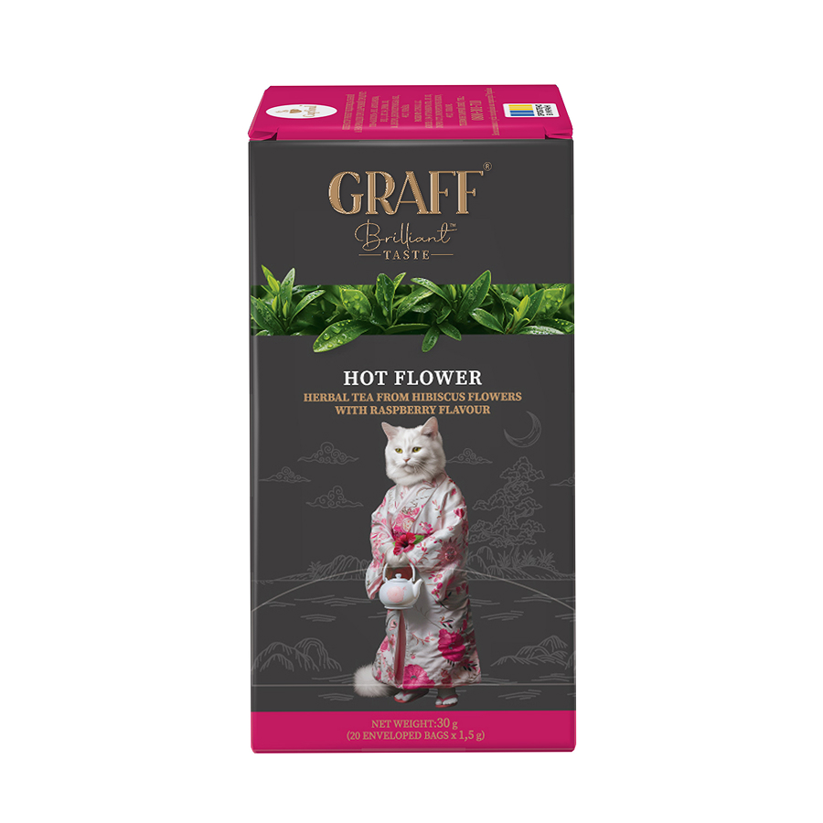 Чай каркаде Graff Гаряча квітка 30 г (в саше 20×1,5 г)