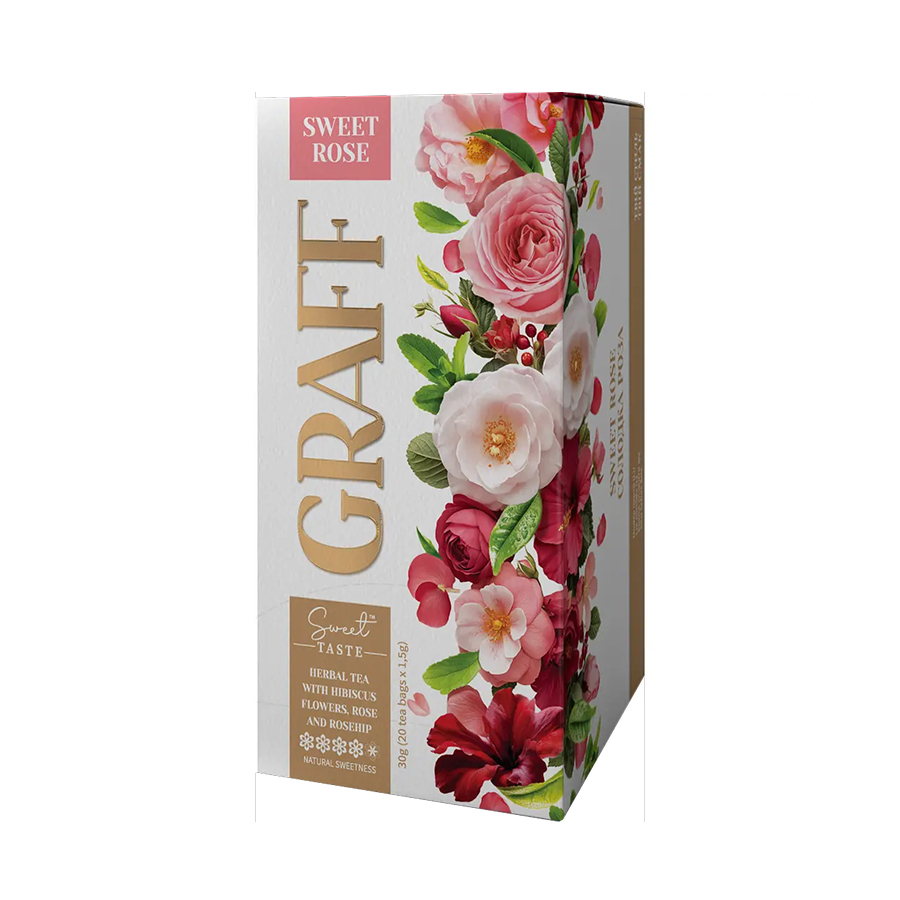 Чай трав'яний Graff Солодка роза 30 г (в саше 20×1,5 г)