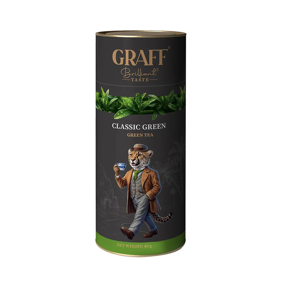 Чай зелений Graff Класичний зелений натуральний 80 г