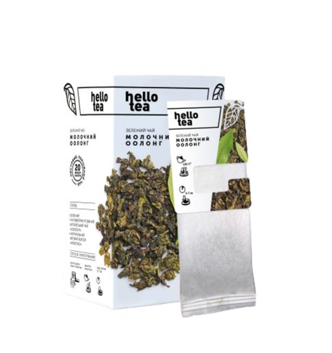 Чай пакетований, TM "Hello Tea" Молочний Оолонг (Улун), 20 шт