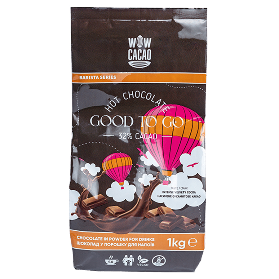 Гарячий шоколад, TM "Wow Cacao" Good To Go, 1 кг