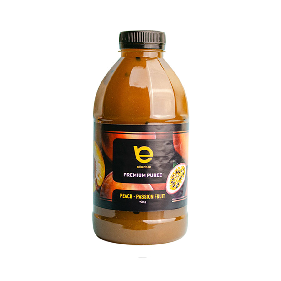 Фруктове пюре, TM "Ellenbar" Персик-Маракуйя, 900 г