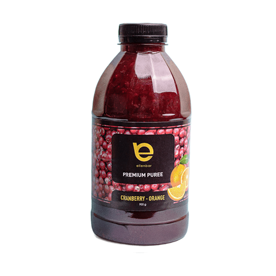 Фруктове пюре, TM "Ellenbar" Журавлина-Апельсин, 900 г