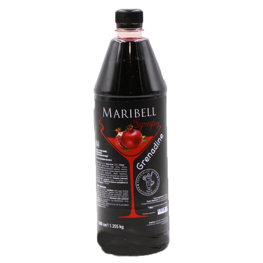 Сироп, ТМ "Maribell" Гренадін, 900 мл