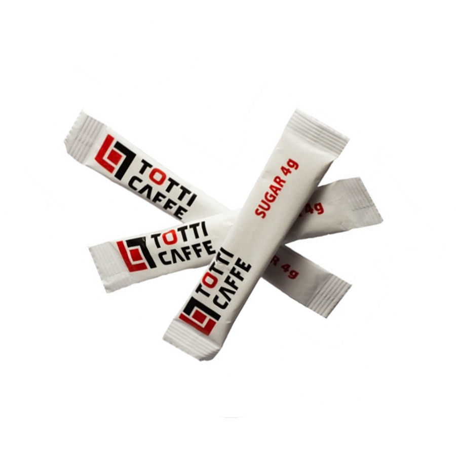 Цукор в стіках, ТМ "Totti Caffe", 4 г х 200 шт