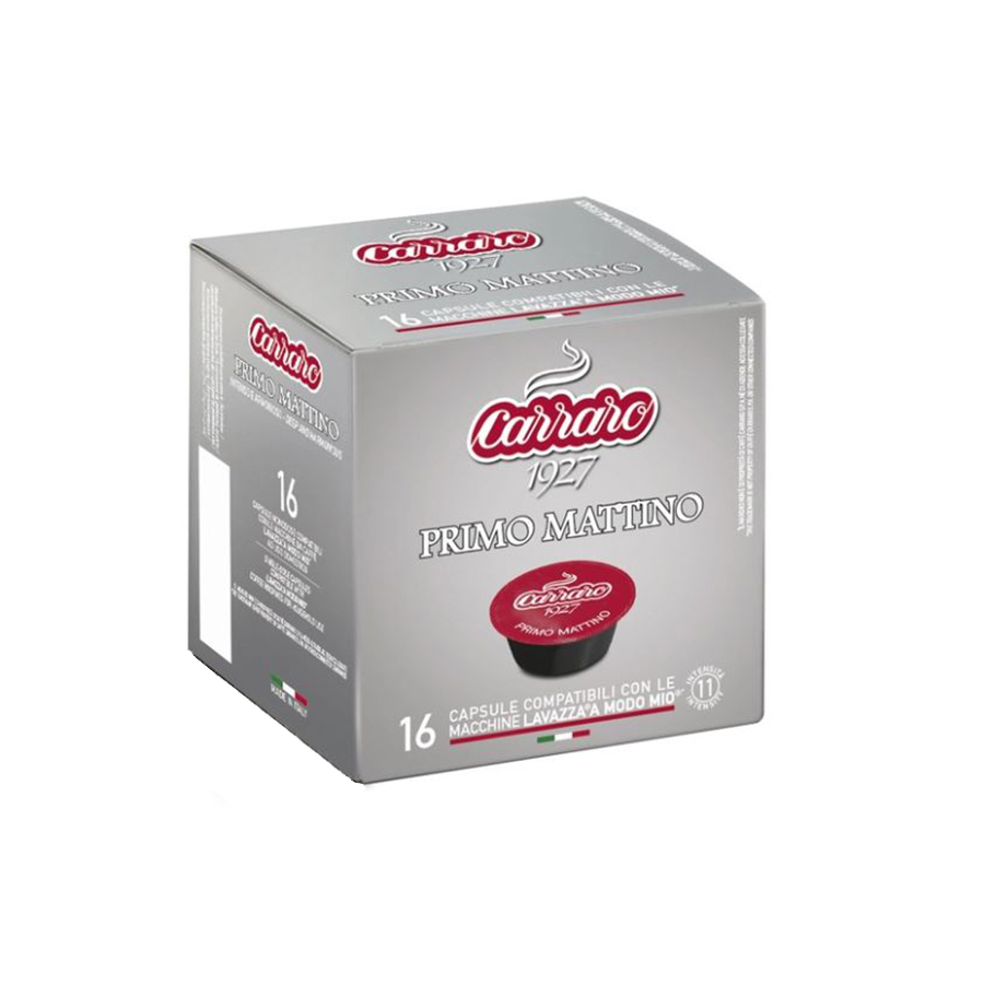 Кава в капсулах, TM "Carraro" Lavazza A Modo Mio Primo Mattino, 16 шт