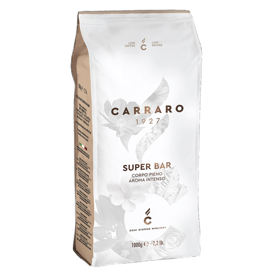 Кава в зернах, ТМ "Carraro" Super Bar 70/30, 1 кг
