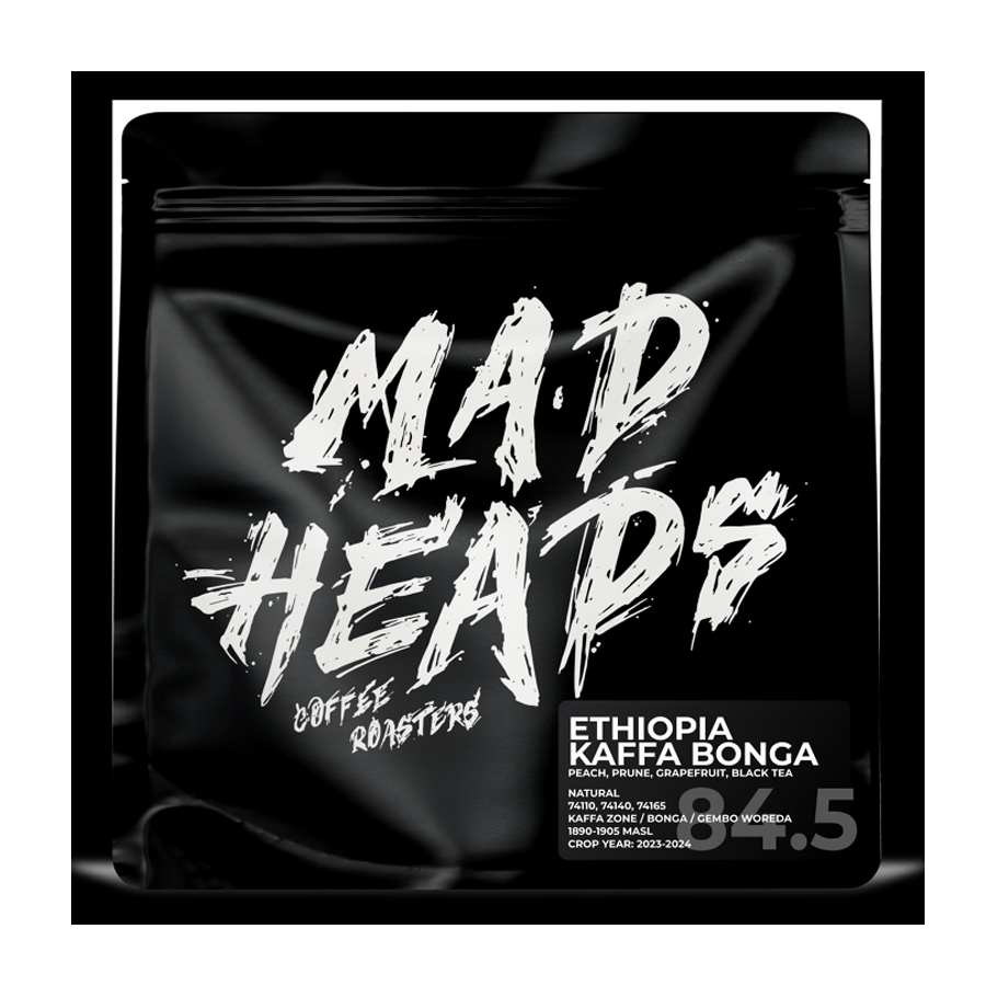 Кава в зернах, ТМ "Mad Heads" Ethiopia Kaffa Bonga espreso/filter, 250 г