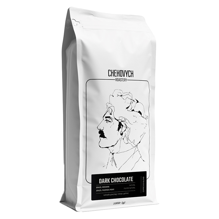 Кава в зернах, TM "Chehovych" Dark Chocolate - Espresso Blend, 1 кг