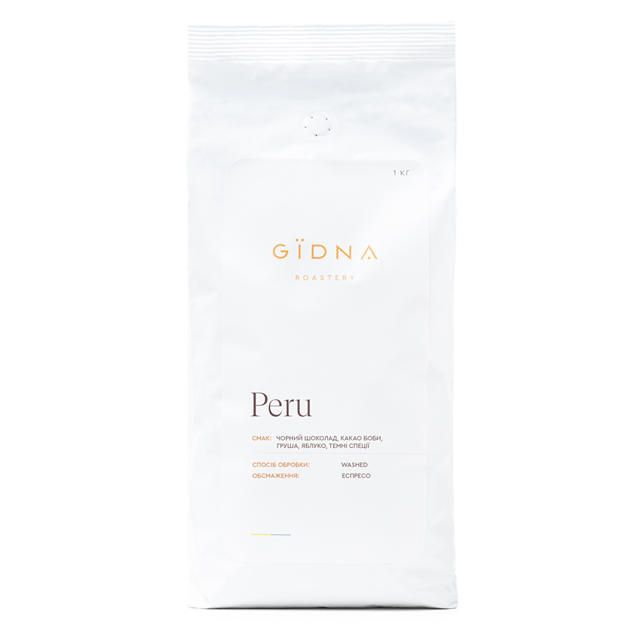 Кофе в зeрнах Gidna Peru gr.1 (espresso) 1 кг